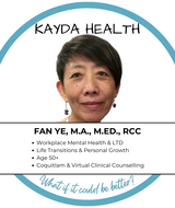 Book an Appointment with Fan Ye at Fan Ye - RCC - 202-2700 Barnet Hwy, COQUITLAM - KAYDA HEALTH