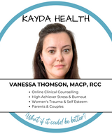 Book an Appointment with Vanessa Thomson at Vanessa Thomson, RCC  - Virtual -  KAYDA HEALTH