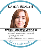 Book an Appointment with Ms. Nafiseh Ghodoosi at Nafiseh Ghodoosi, RCC - 202-2700 Barnet Hwy, COQUITLAM - KAYDA HEALTH